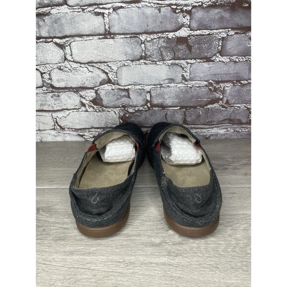 Olukai Wool Gray Wool Fabric Casual Slip On Casual Sneakers Men’s 11M US/44EU - Picture 4 of 16